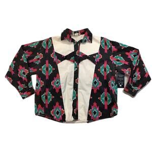 Vintage 90s Rafter Aztec Western long sleeve shirt
